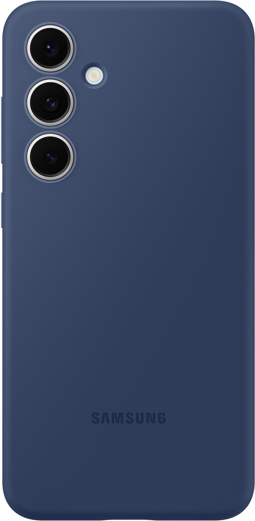 Samsung Silicone Case Samsung Galaxy S24 FE tummansininen