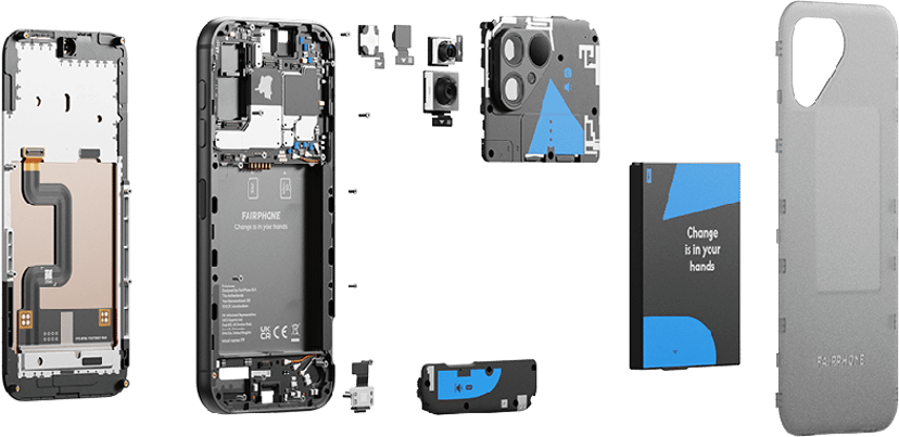 Fairphone 5 256GB Läpinäkyvä