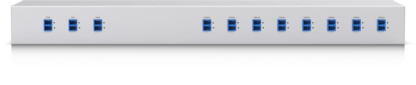 Ubiquiti 8-Kanavainen 1450-1590 nm CWDM Mux Demux Telineasennettava