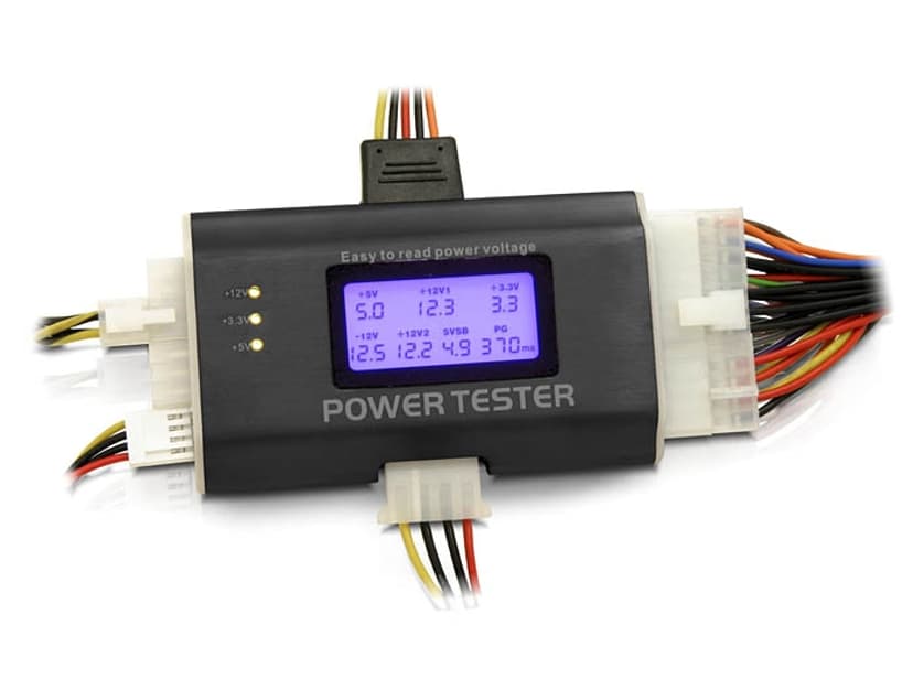 Delock Power Tester testare för ATX-nätaggregat