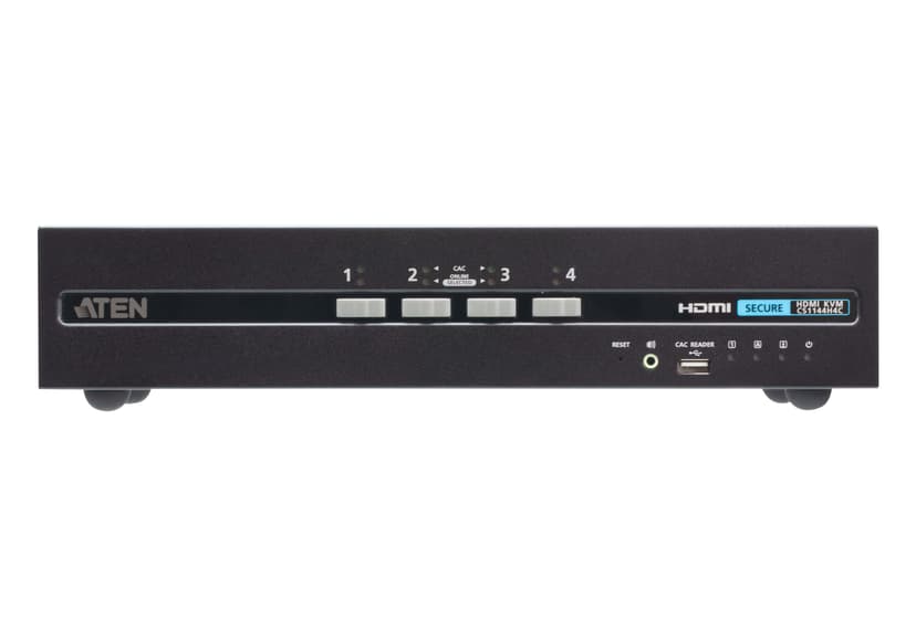 Aten CS1144H4C KVM-bryter Sort