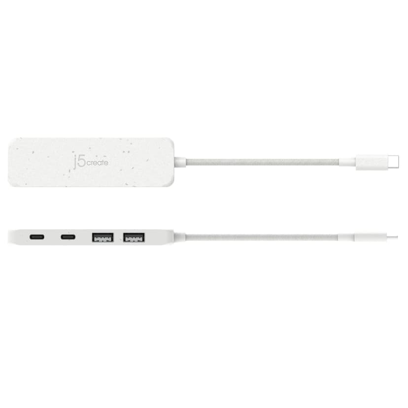 J5 Create Eco-Friendly USB-C to 4-Port Type-C/A Gen 2 Hub
