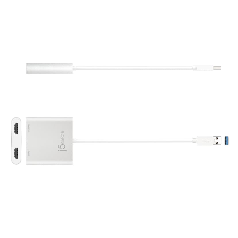 J5 Create JUA365 USB 3.0 to Dual HDMI Multi-Monitor Adapter