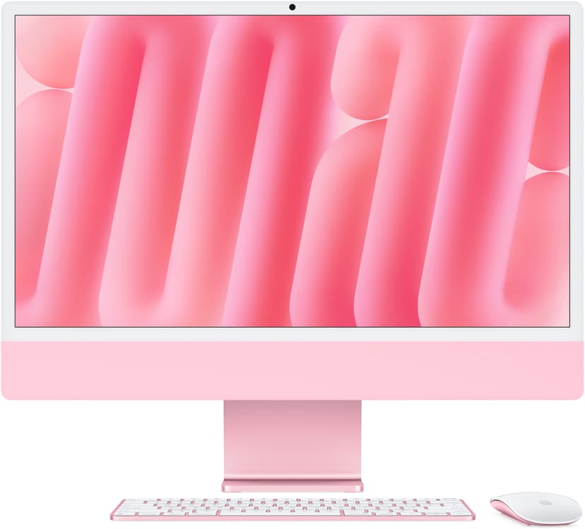Apple iMac (2024) 24' Pinkki Apple M4 16GB 256GB 23.5"