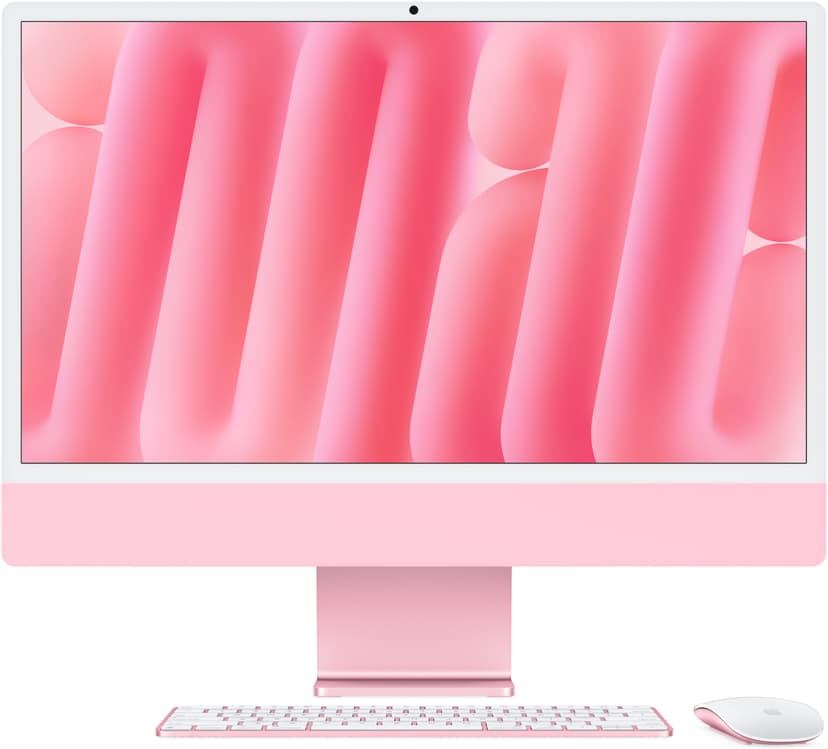Apple iMac (2024) 24' Pinkki Apple M4 16GB 256GB 23.5"