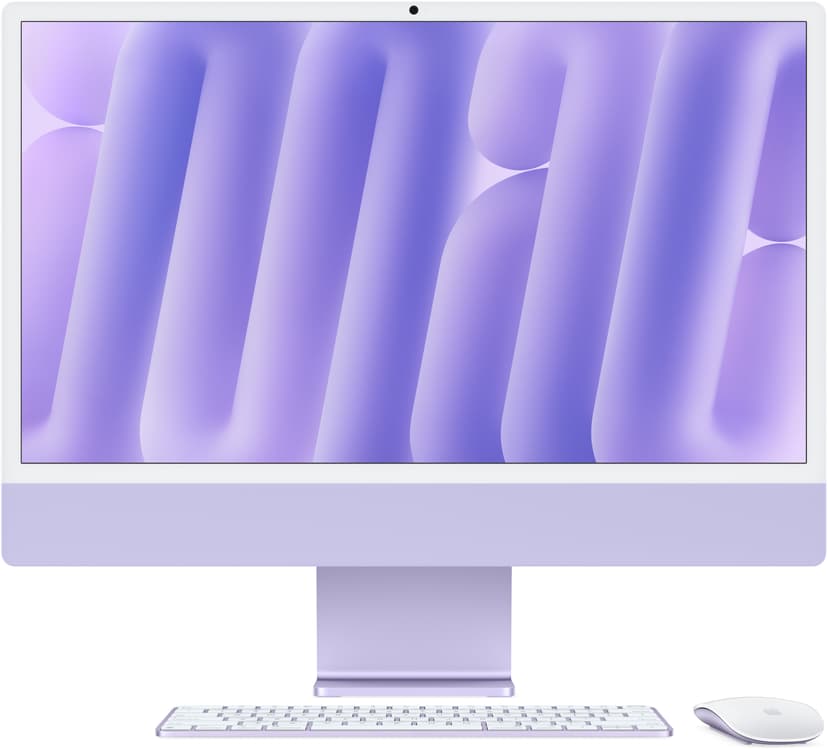 Apple iMac (2024) 24" Violetti Apple M4 16GB 256GB 23.5"