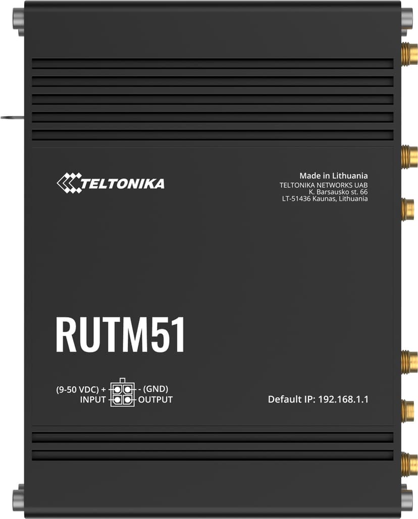 Teltonika RUTM51 Industrial 5G WiFi Router
