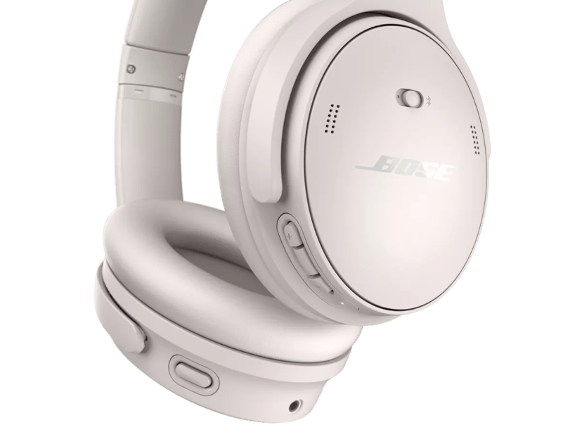 Bose QuietComfort Wireless Headphones Stereo Rökvit