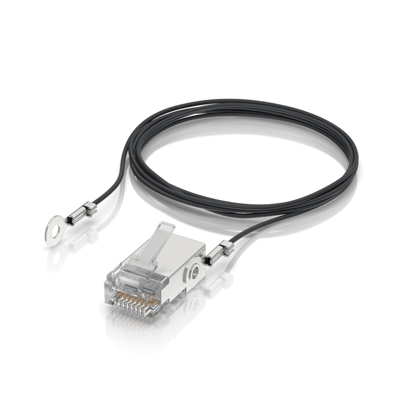 Ubiquiti UISP Surge Protection Connector GND 20-pack RJ-45 1m Sort