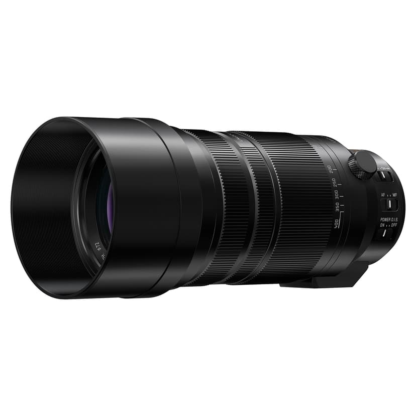 Panasonic Leica DG Vario-Elmar 100-400 mm / F4.0-6.3 II ASPH. / POWER O.I.S. MILC Ultra telefoto-zoom Sort