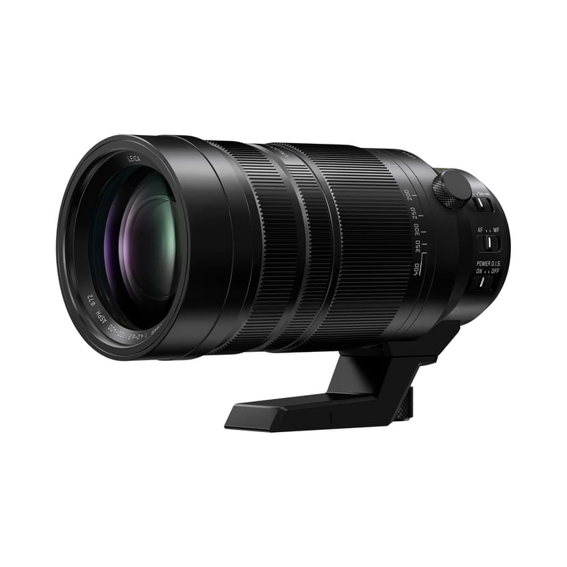 Panasonic Leica DG Vario-Elmar 100-400 mm / F4.0-6.3 II ASPH. / POWER O.I.S. MILC Ultratelezoom-objektiivi musta