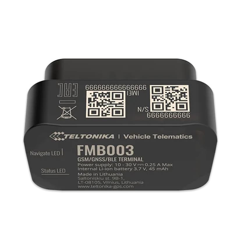Teltonika FMB003 2G GNSS/GSM/Bluetooth ODB-tracker