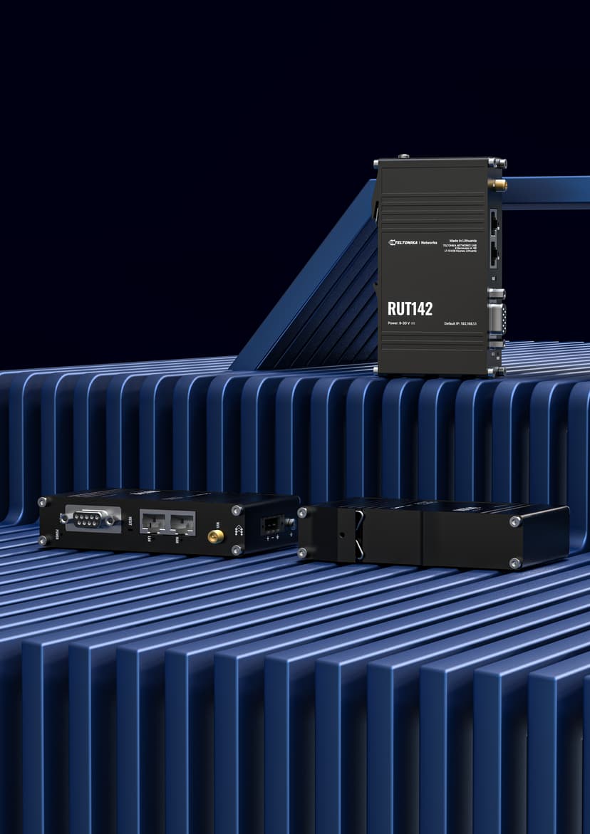 Teltonika RUT142 Industrial WiFi Wireless Router With RS-232