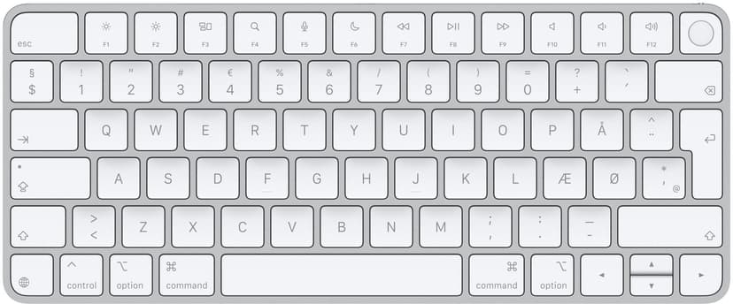 Apple Magic Keyboard Touch ID Apple Silicon USB-C (2024) Ledning & Trådløs US Engelsk