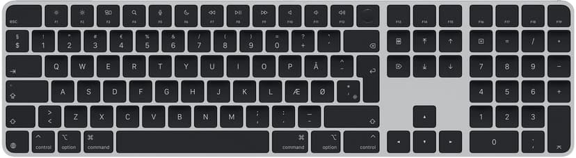 Apple Magic Keyboard Touch ID Apple Silicon talltastatur USB-C (2024) Kablet og trådløst Svensk, Finsk