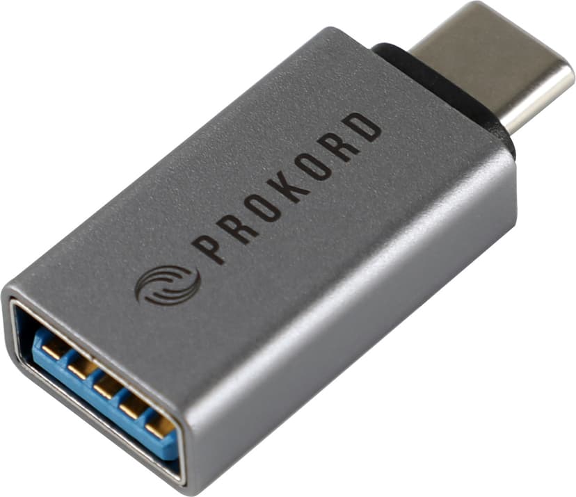 Prokord USB-C til USB-A-adapter USB-C USB-A Metallinen