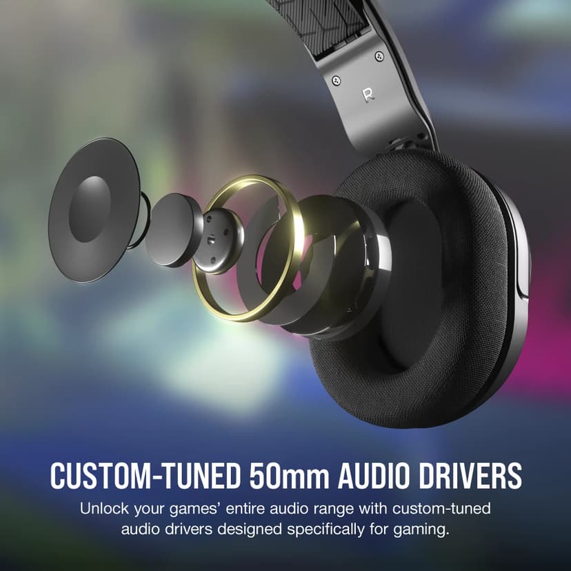 Corsair HS35 Surround v2 Stereo Svart
