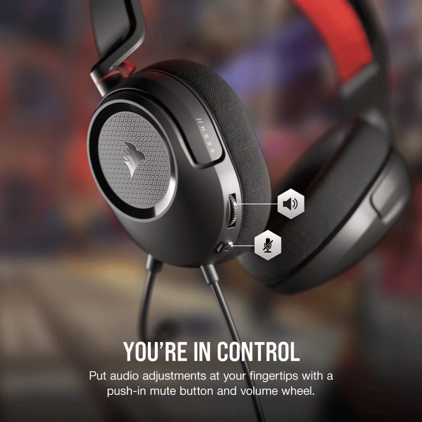 Corsair HS35 V2 MP Gaming Headset Stereo Kol