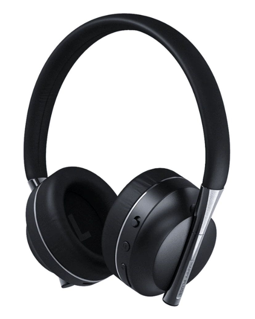 Happy Plugs PLAY Hodesett Ledning & Trådløs Hodebånd USB Type-C Bluetooth Sort Stereo USB-C Svart