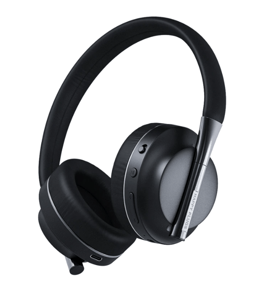 Happy Plugs PLAY Headset Bedraad en draadloos Hoofdband USB Type-C Bluetooth Zwart USB Type-C Zwart