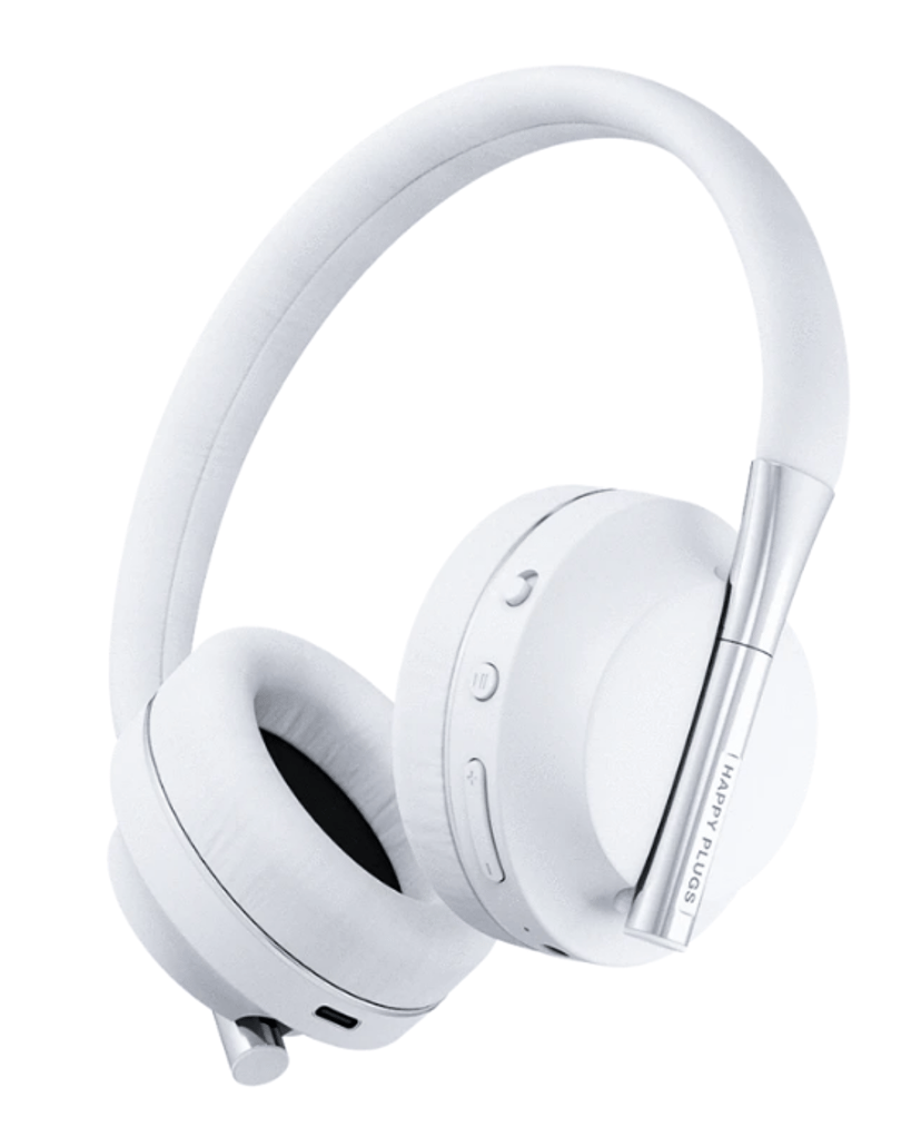Happy Plugs PLAY Headset Bedraad en draadloos Hoofdband USB Type-C Bluetooth Wit USB Type-C Wit