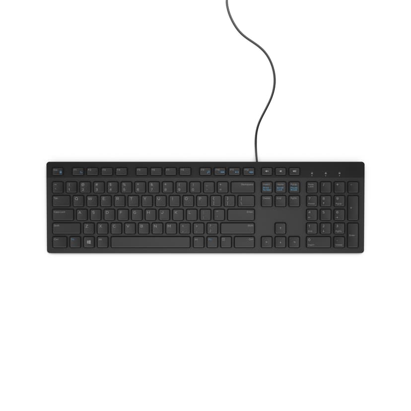 Dell KB216 toetsenbord Universeel USB QWERTY US International Zwart Bedraad US International