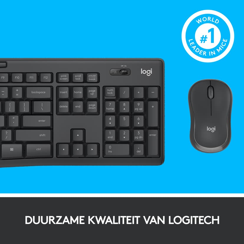 Logitech Logitech MK295 Silent Wireless Combo Draadloos US International