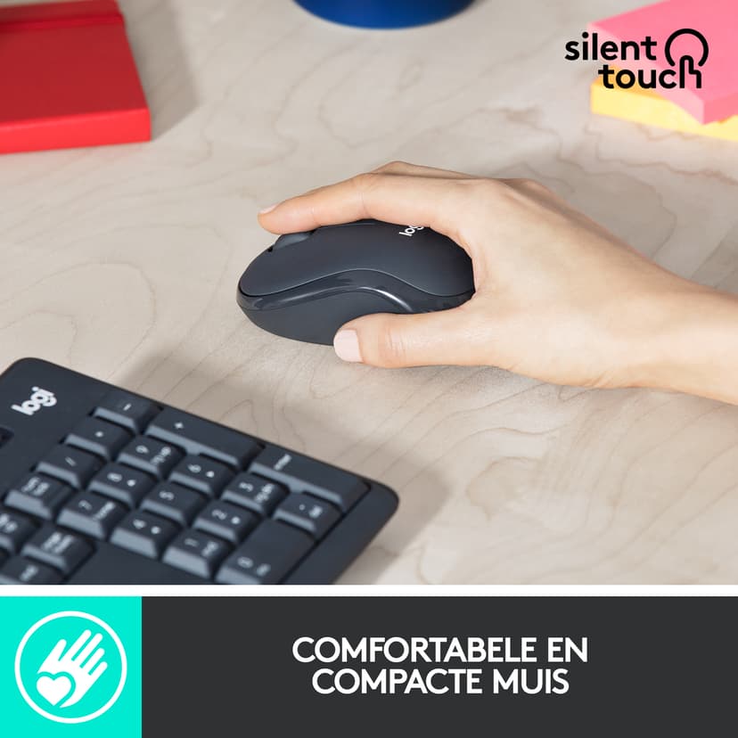 Logitech Logitech MK295 Silent Wireless Combo Draadloos US International