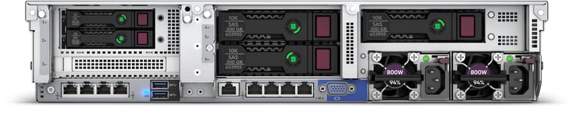 HPE ProLiant DL380 Gen10 Xeon Gold 6248 64GB RAM 2x240GB 2x800W Certified Pre-owned