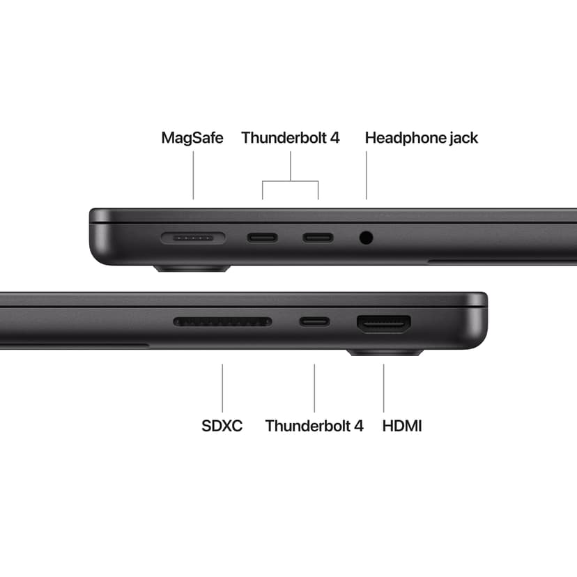 Apple MacBook Pro (2024) Tähtimusta M4 32GB 1000GB 14.2"