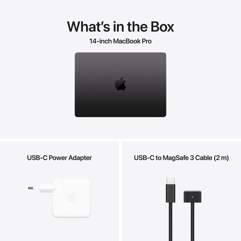 Apple MacBook Pro (2024) Rymdsvart M4 24GB 1000GB 14.2"