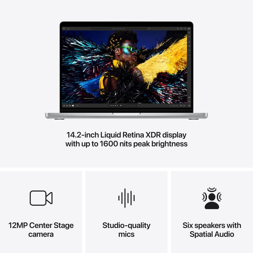Apple MacBook Pro (2024) Silver M4 32GB 512GB 14.2"