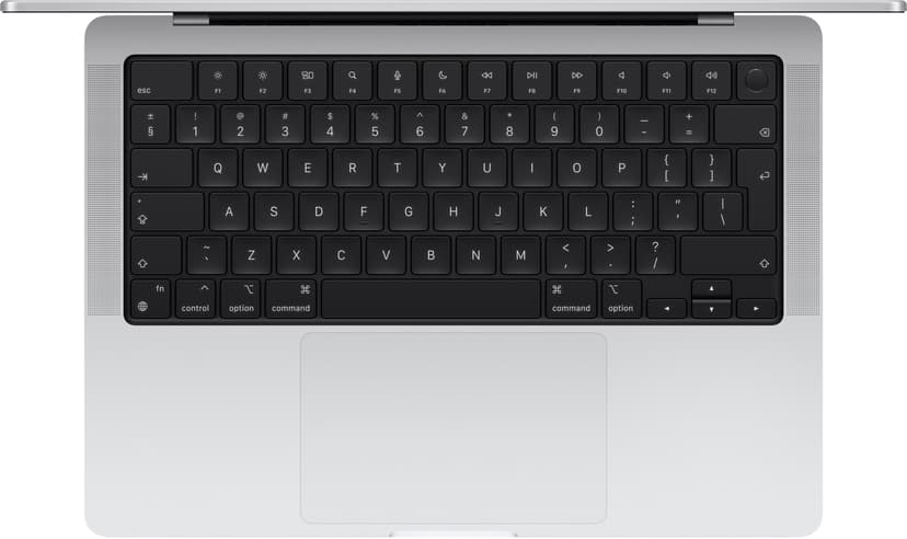 Apple MacBook Pro (2024) Sølv *Int Eng keyboard* Apple M4 Max 36GB 1000GB 14.2"
