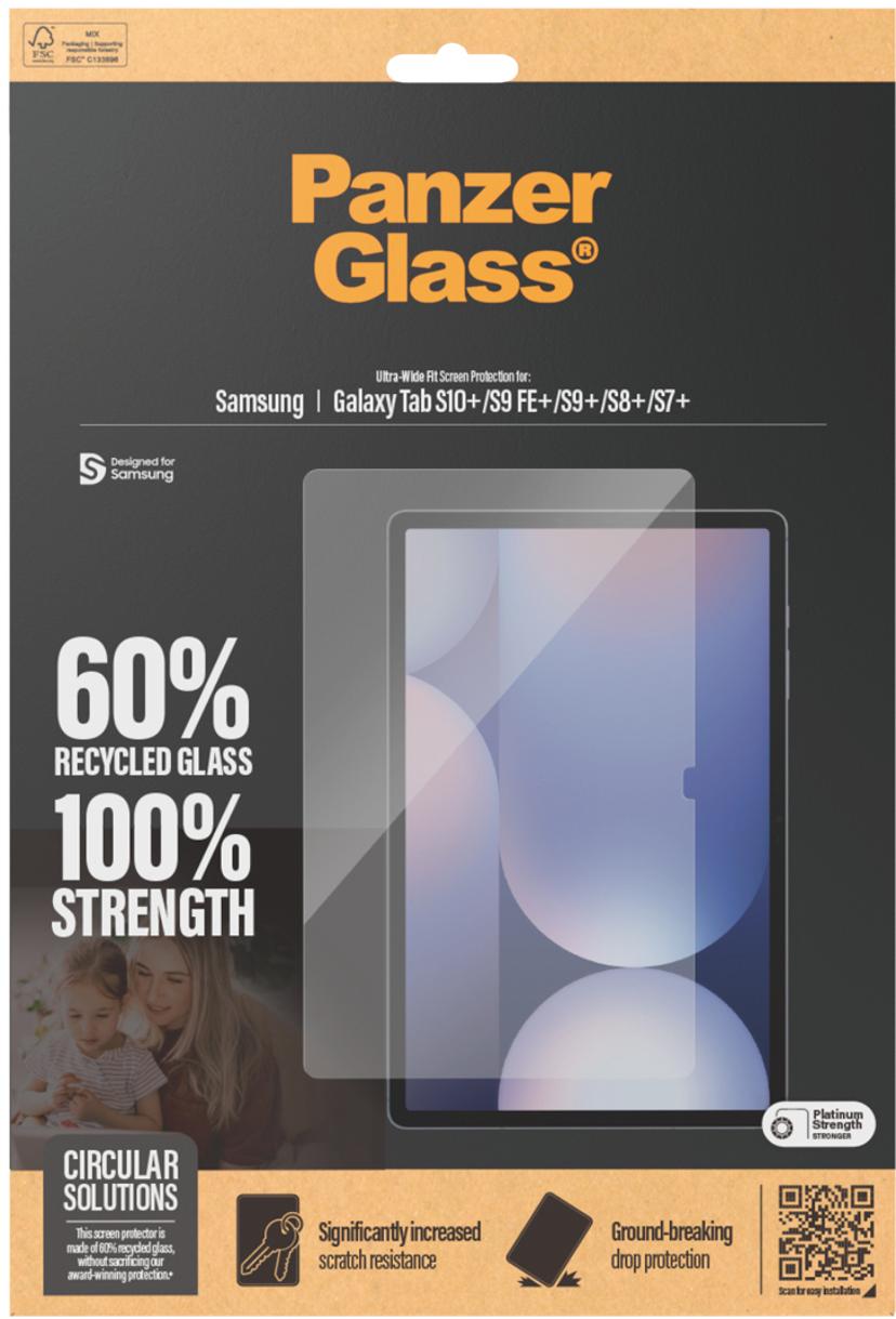 Panzerglass Ultra-Wide Fit Samsung Galaxy Tab S10+, Samsung Galaxy Tab S7+, Samsung Galaxy Tab S8+, Samsung Galaxy Tab S9 FE+, Samsung Galaxy Tab S9+
