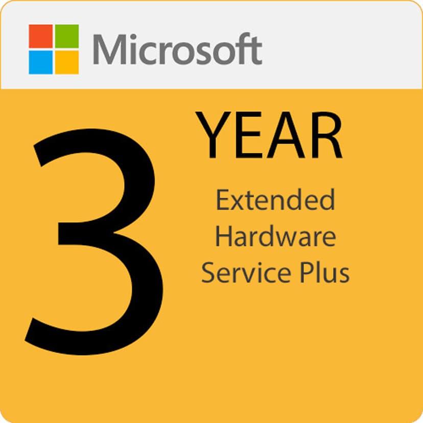 Microsoft Extended Hardware Service Plus - 3 jaar - Surface Laptop 6/7