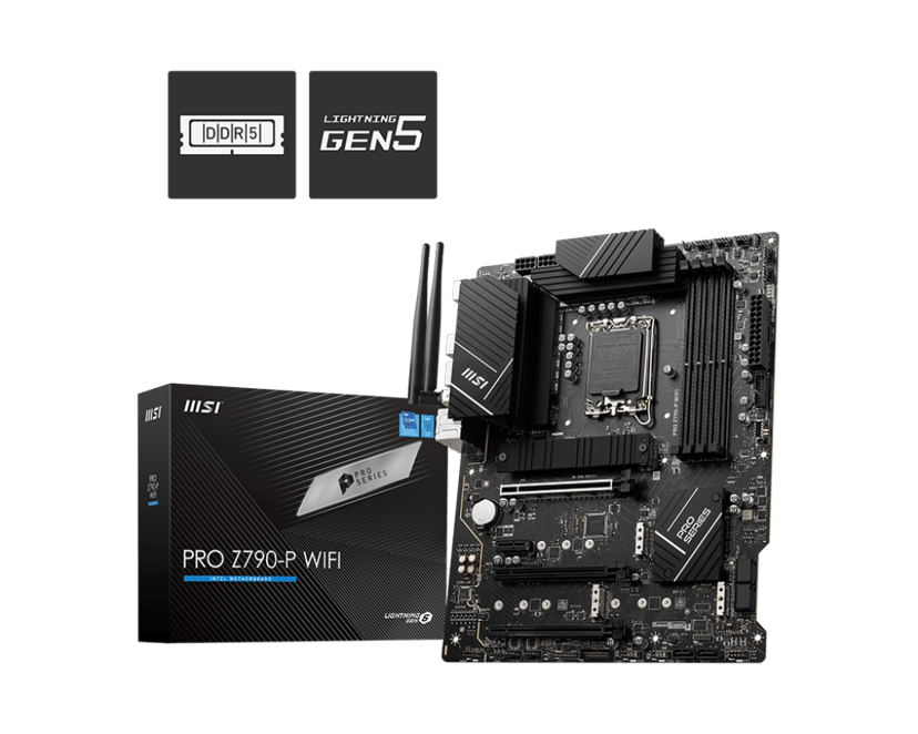 MSI PRO Z790-P WIFI emolevy Intel Z790 LGA 1700 ATX LGA 1700 ATX Emolevyt