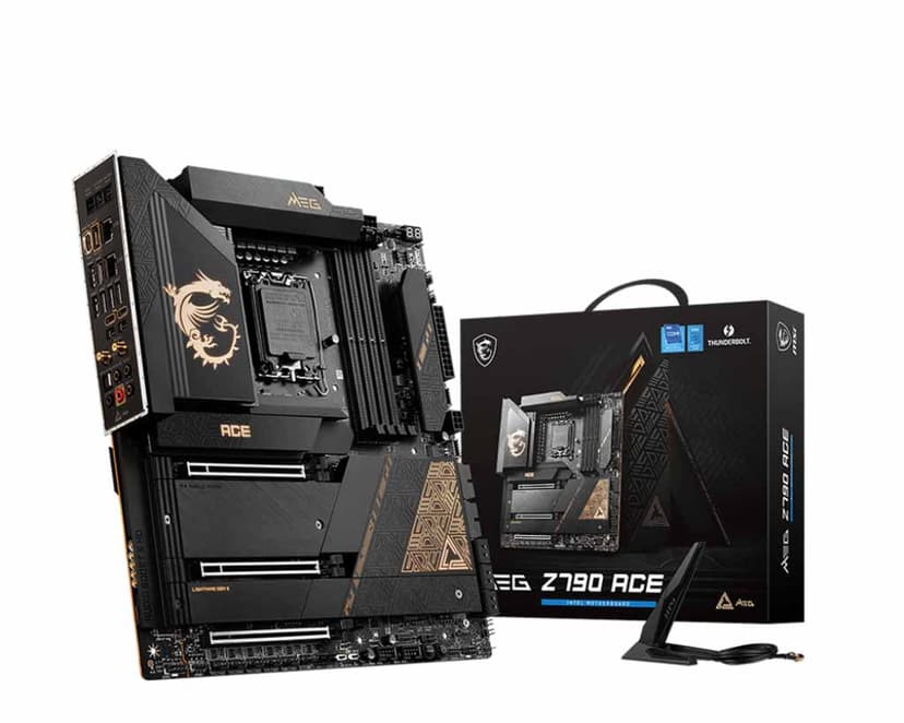MSI MEG Z790 ACE moderkort Intel Z790 LGA 1700 Utökad ATX LGA 1700 E-ATX Moderkort