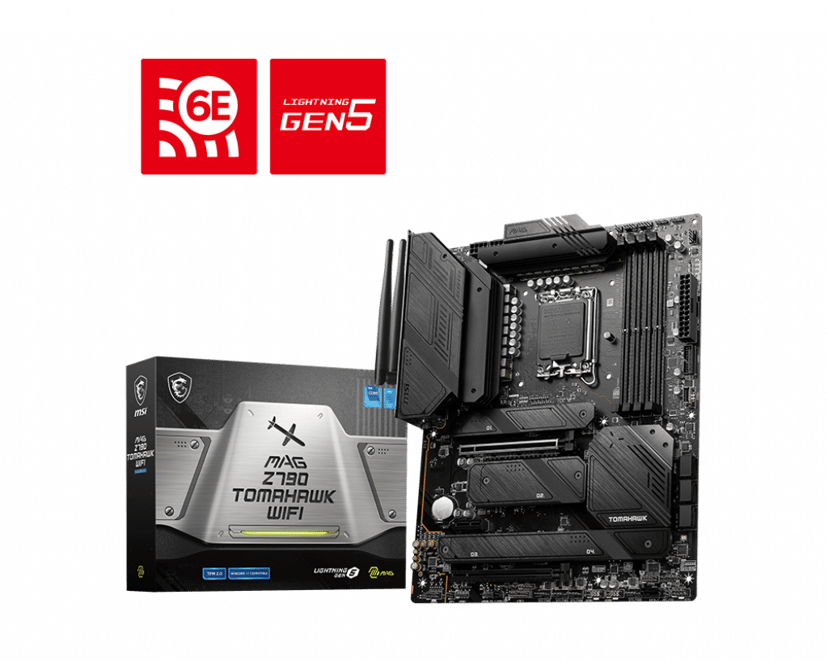 MSI MAG Z790 TOMAHAWK WIFI hovedkort Intel Z790 LGA 1700 ATX LGA 1700 ATX Hovedkort