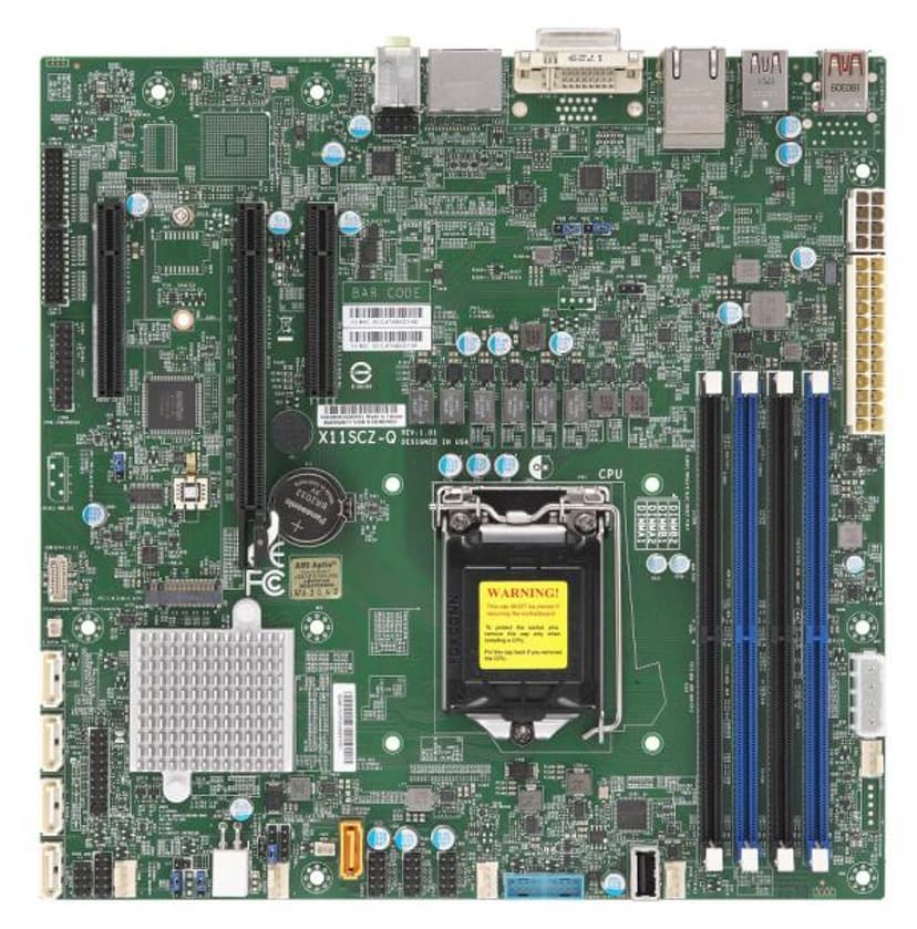 Supermicro X11SCZ-Q LGA 1151 ATX