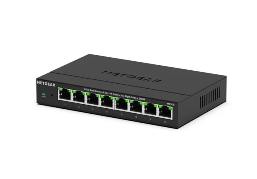 Netgear MS308 Unmanaged 2.5G Ethernet (100/1000/2500) Black