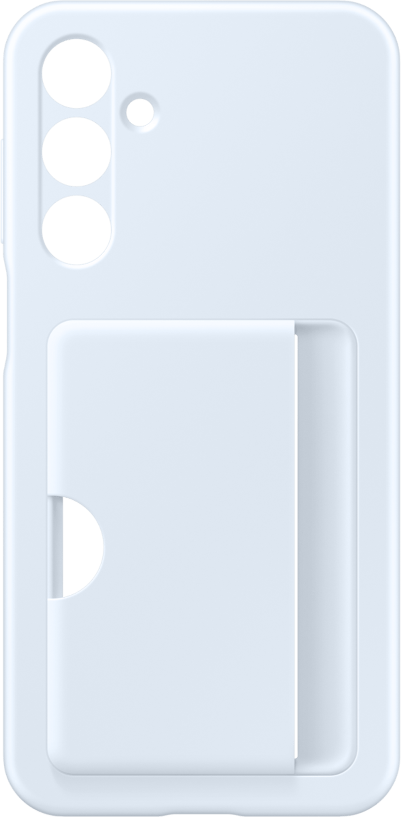 Samsung Card Slot Case Samsung Galaxy A16 4G, Samsung Galaxy A16 5G Lichtblauw