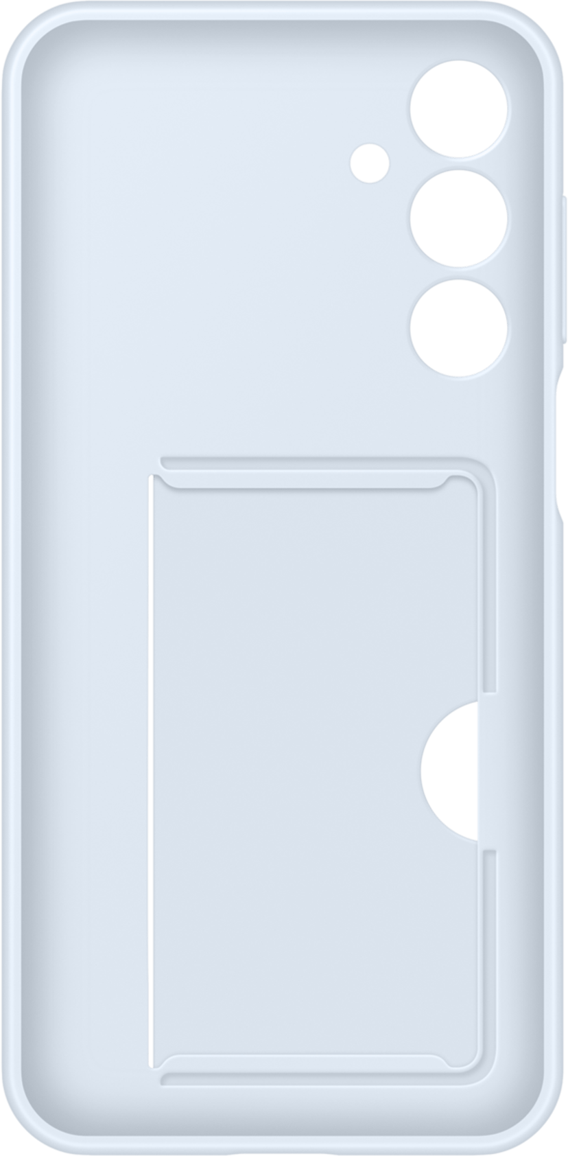 Samsung Card Slot Case Samsung Galaxy A16 4G, Samsung Galaxy A16 5G Ljusblå