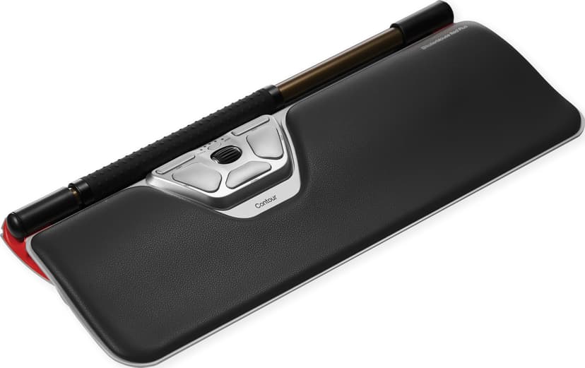 Contour Design Rollermouse Red Plus Wireless RF Wireless + Bluetooth + USB-A Rullstav Svart, Silver