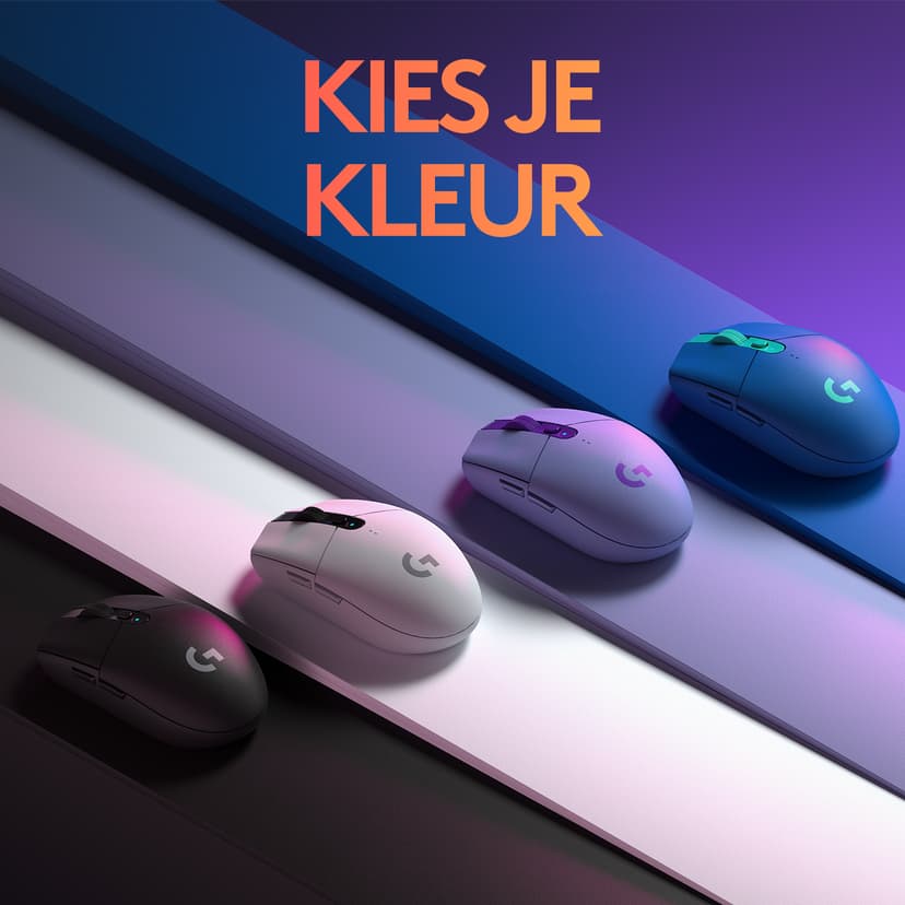 Logitech G305 RF Draadloos Muis Zwart