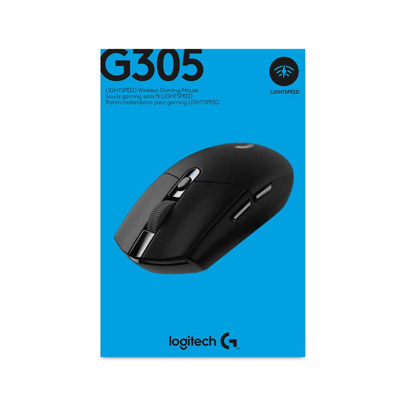 Logitech G305 RF Draadloos Muis Zwart