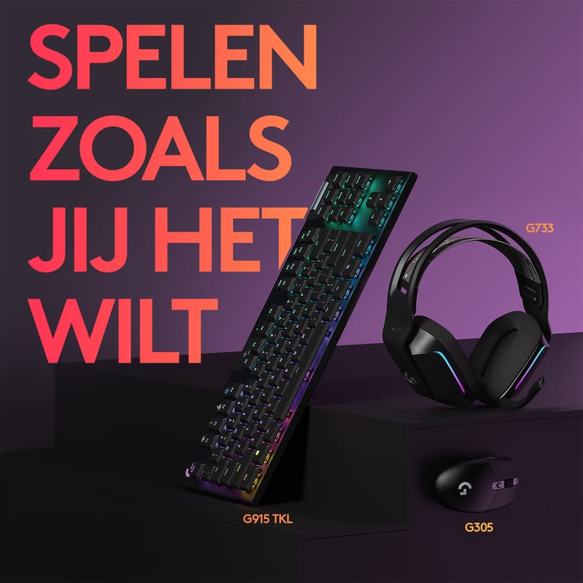 Logitech G305 RF Draadloos Muis Zwart