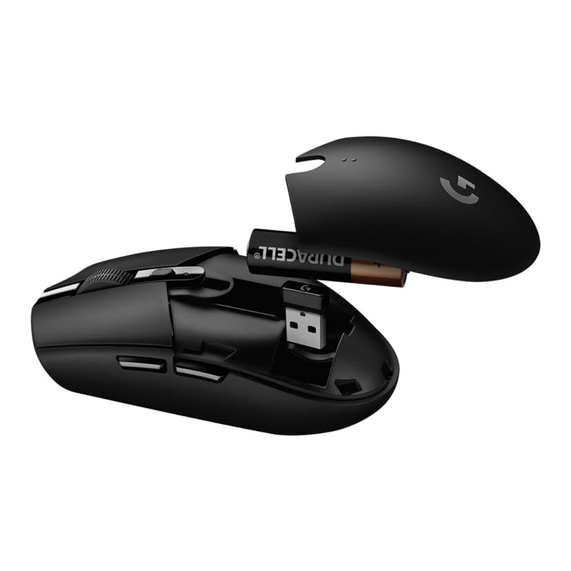 Logitech G305 RF kabel-fri Mus Svart