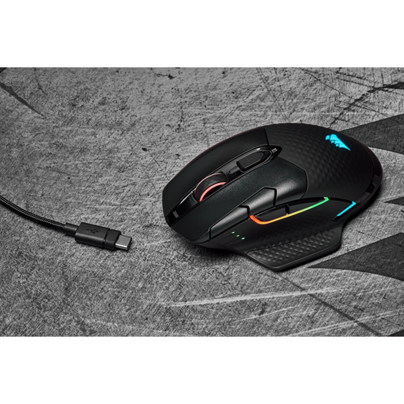 Corsair Gaming DARK CORE RGB PRO SE RF Wireless + Bluetooth + USB Type-A