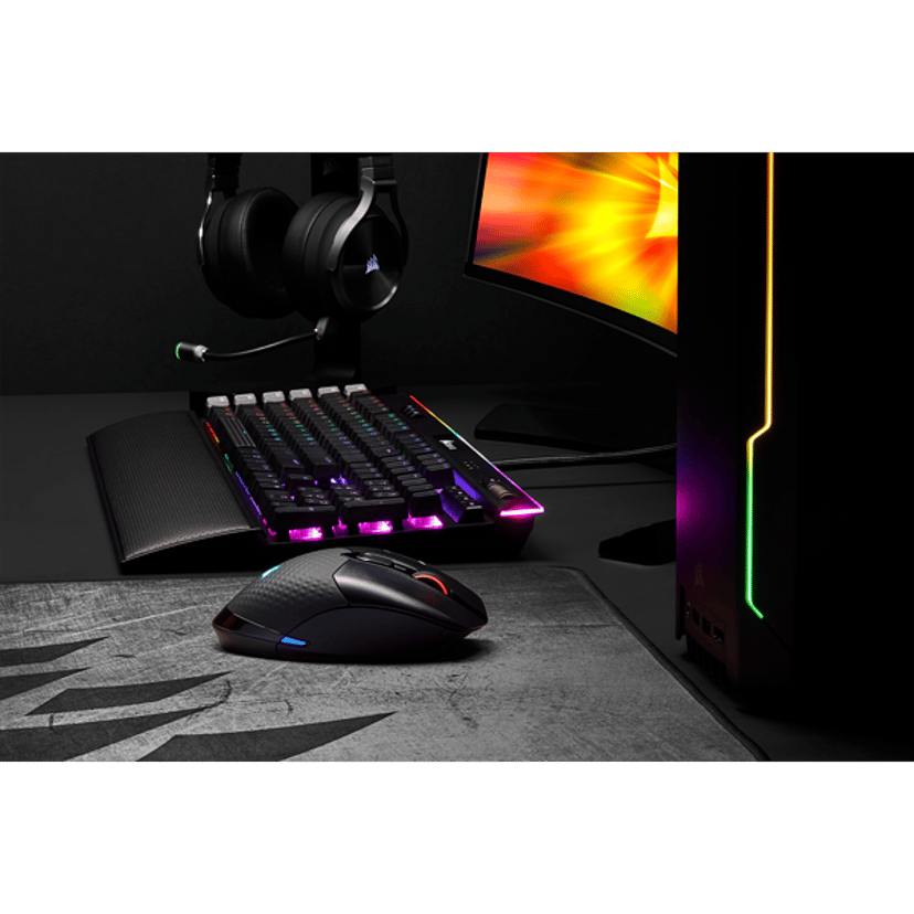 Corsair Dark Core RGB Pro Gaming RF Wireless + Bluetooth + USB-A Mus