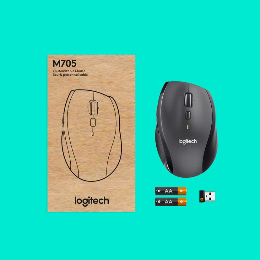 Logitech M705 for Business Langaton RF Hiiri Charcoal